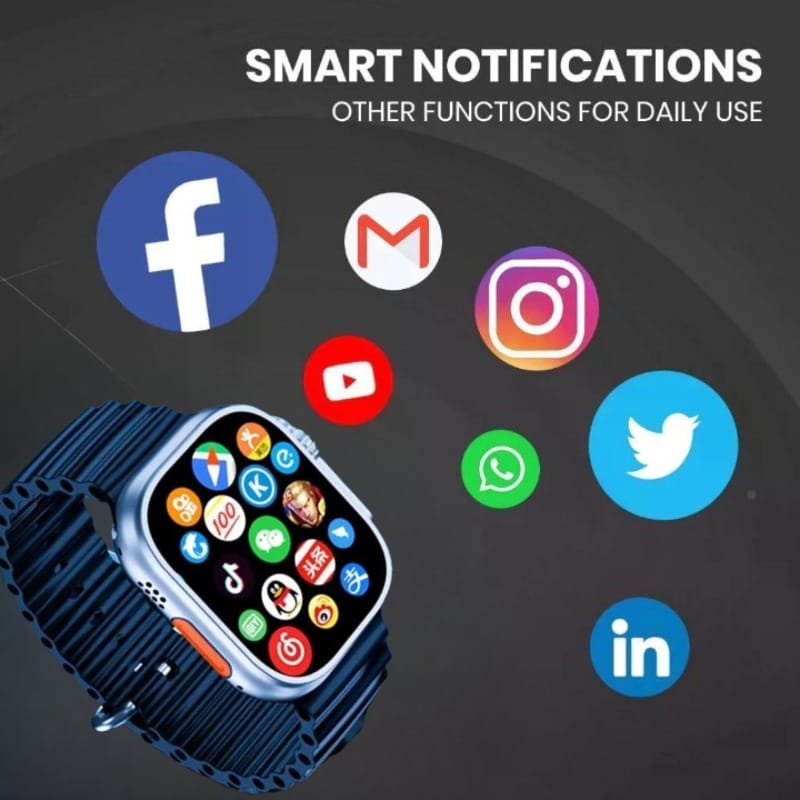 Smart Notifications Multi-Function Smartwatch with App Integration