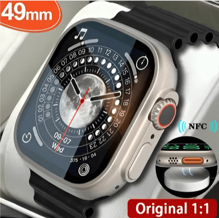 49mm Smartwatch with NFC and Moon Phase Display