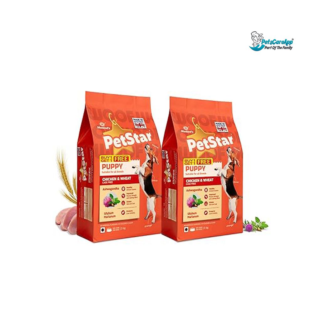 Petstar Chicken and Wheat Puppy Dry Food 