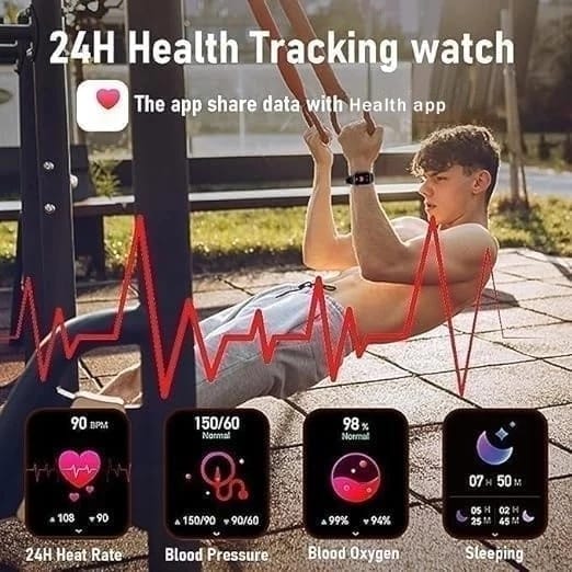 Bluetooth Voice Call Smartwatch with HD Sound & Stable Connectivity