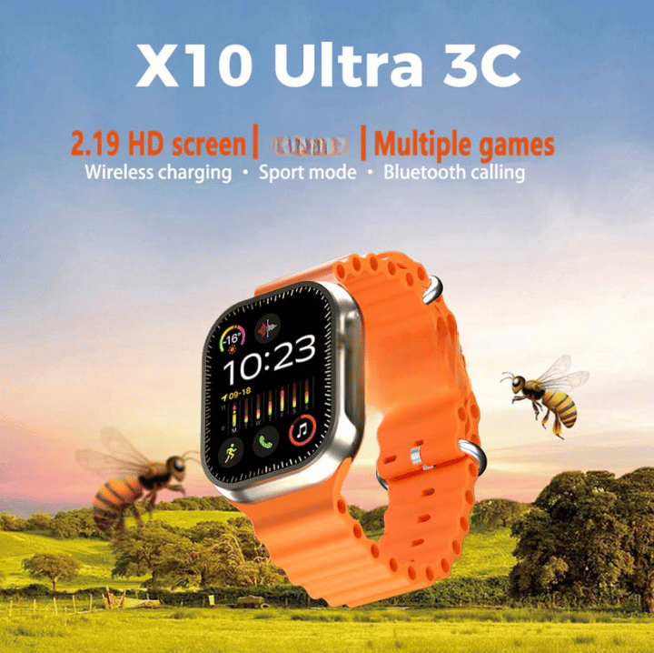 X10 Ultra 3C Smartwatch with 2.19 HD Screen and Bluetooth Calling