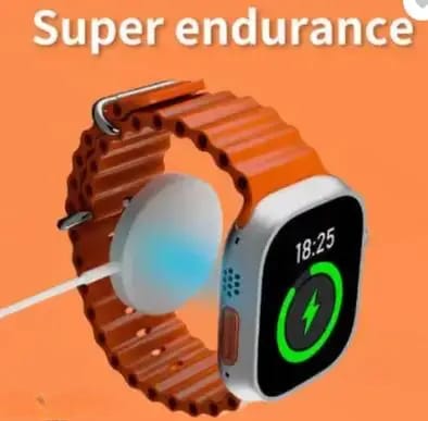 Advanced Bluetooth Calling Smartwatch with Interactive Dial Pad & Sync Contacts - Orange