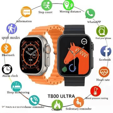 T800 Ultra Smartwatch with Fitness Tracker & Health Monitoring