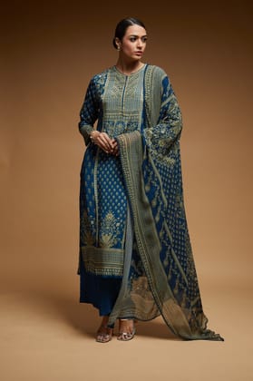 Blue Color Suit Set-XS
