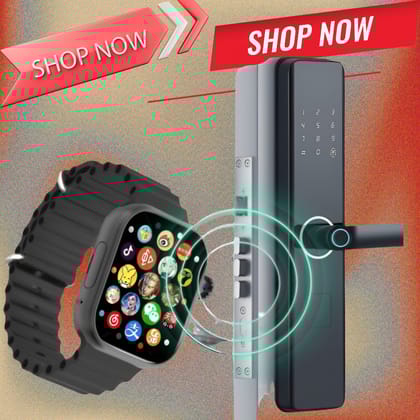 Smart Lock & Smartwatch Combo with Keypad & NFC Access