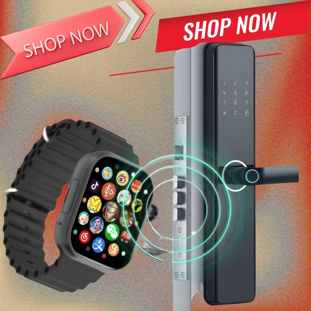 Smart Lock & Smartwatch Combo with Keypad & NFC Access