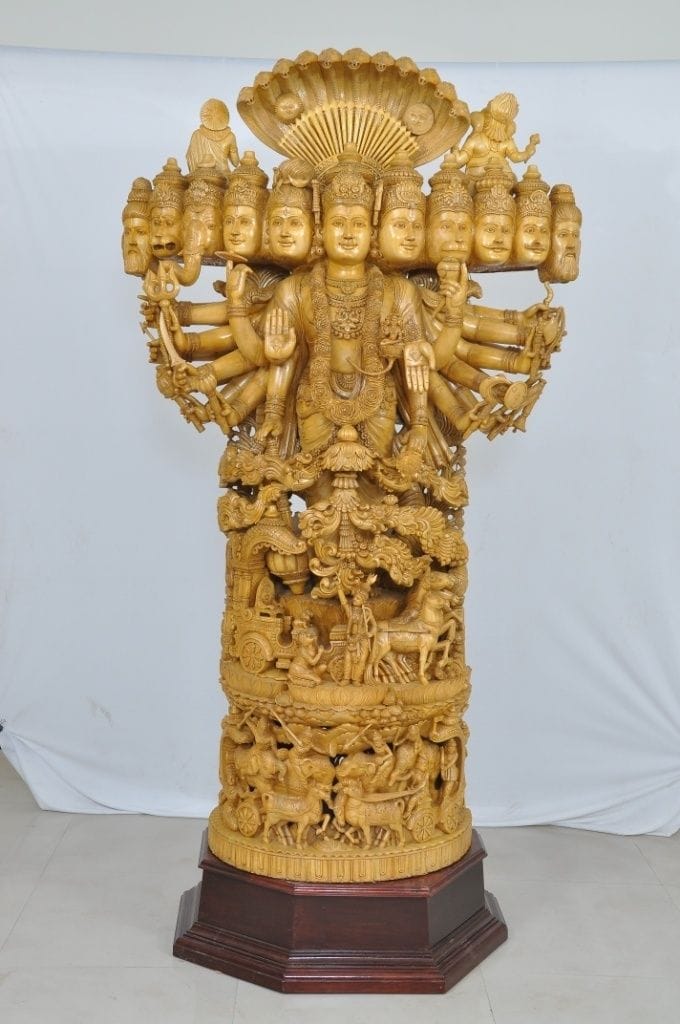 Vishnu Dasavatar statue