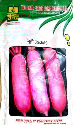 NSC High Quality Radish KASHI LOHIT Vegetable Seeds 250 gms T/L