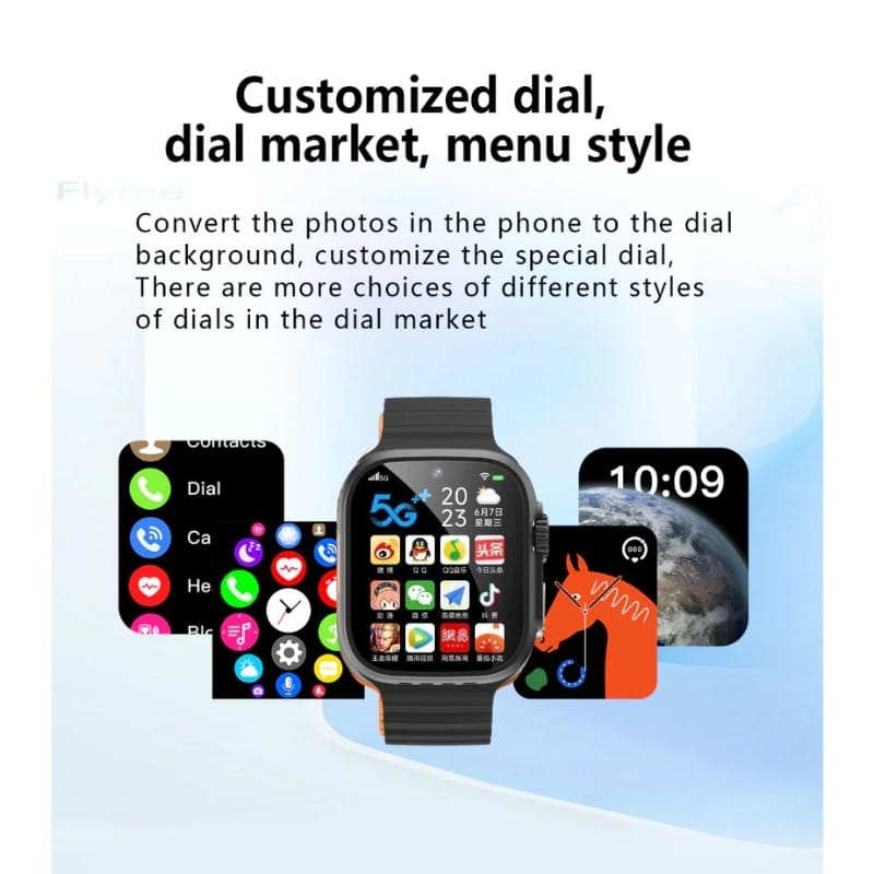 SMART TIME Smartwatch with Always-On Display, Health Monitoring & Wireless Charging