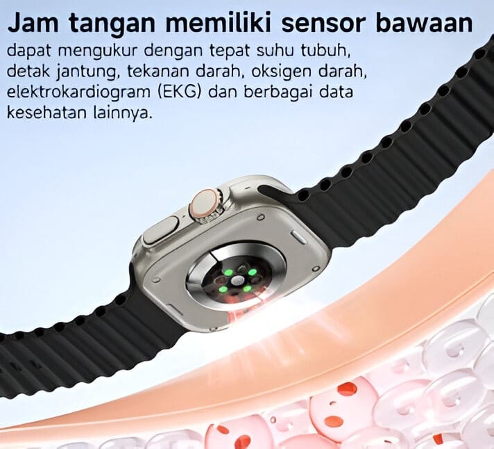 T800 Smart Watch with 2.01' HD Touch Screen and Health Monitoring