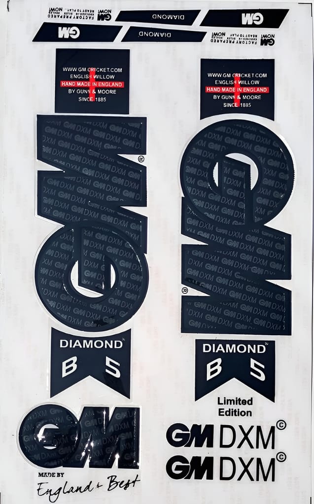 VR3 INTERNATIONAL | Cricket BAT Sticker GM