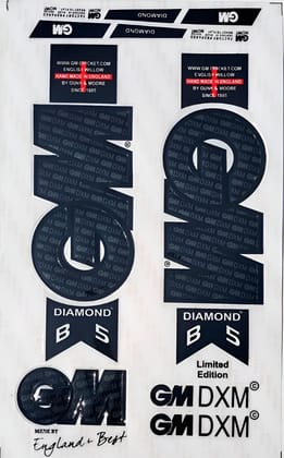 VR3 INTERNATIONAL | Cricket BAT Sticker GM VR3 INTERNATIONAL | Cricket BAT Sticker GM