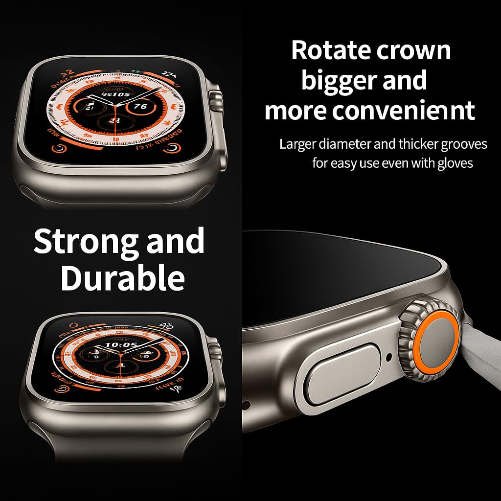 Smartwatch with 1.4" HD Display and 550 Nits Brightness