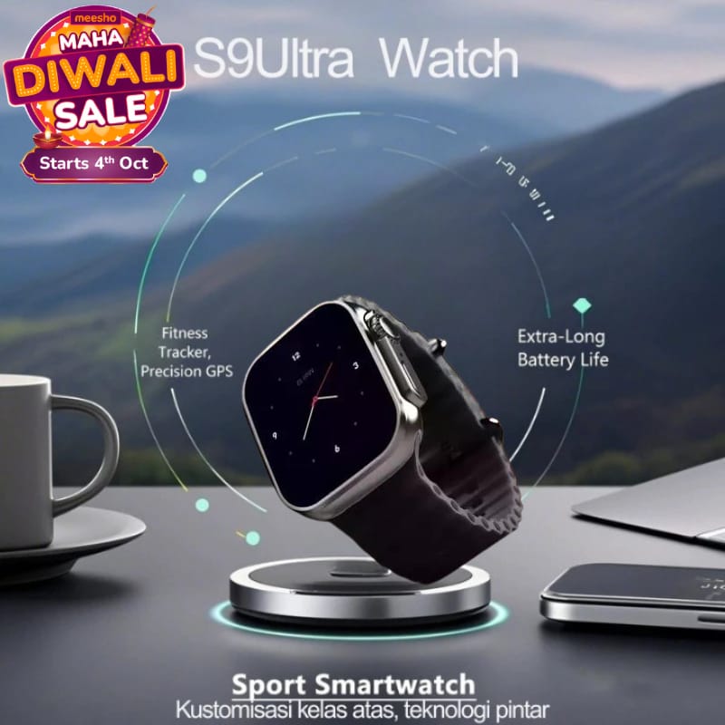 Ultra Sport Smartwatch with GPS & Fitness Tracker