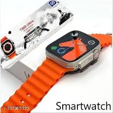 Smartwatch with HD Display & Heart Rate Monitor - Orange Band