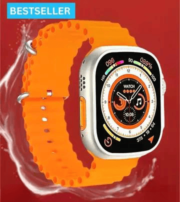 Bestseller Orange Smartwatch with Digital Display & Fitness Tracker