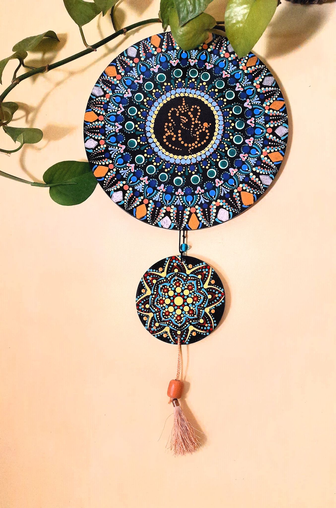 Ganesha Mandala Wall Hanging- Set of 2