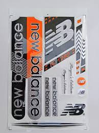 VR3 INTERNATIONAL | New Balance Stickers | Orange
