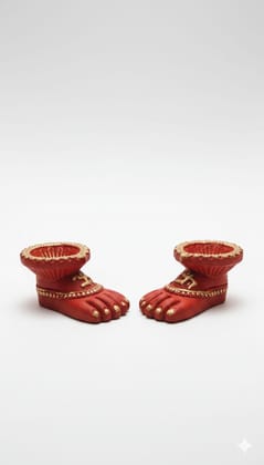 Laxmi Charan Diya Set of 2