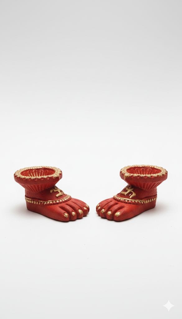 Laxmi Charan Diya Set of 2