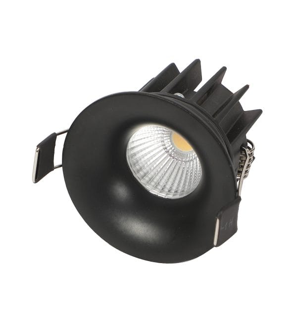 Trimless Cob recessed led light | 12watt | Body Color - Black |  Collor less / Trimless fixture | Natural White - 4000k | Indoor use only Rooms, Bathrooms, Office etc.
