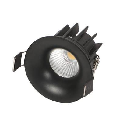 Trimless Cob recessed led light | 12watt | Body Color - Black |  Collor less / Trimless fixture | Natural White - 4000k | Indoor use only Rooms, Bathrooms, Office etc.