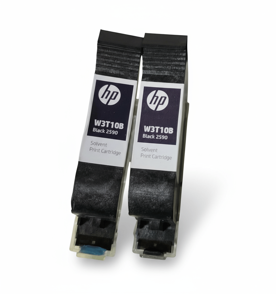 HP W3t0b BLACK 2590 SOLVENT INK CARTRIDGE PACK OF 2