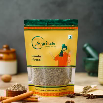 Agrisafe Jeera Whole (Cumin seed) 500 gm
