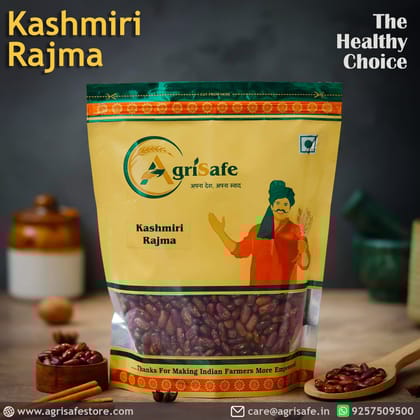 Agrisafe Kashmiri Rajma (Kidney Beans) 500 gm