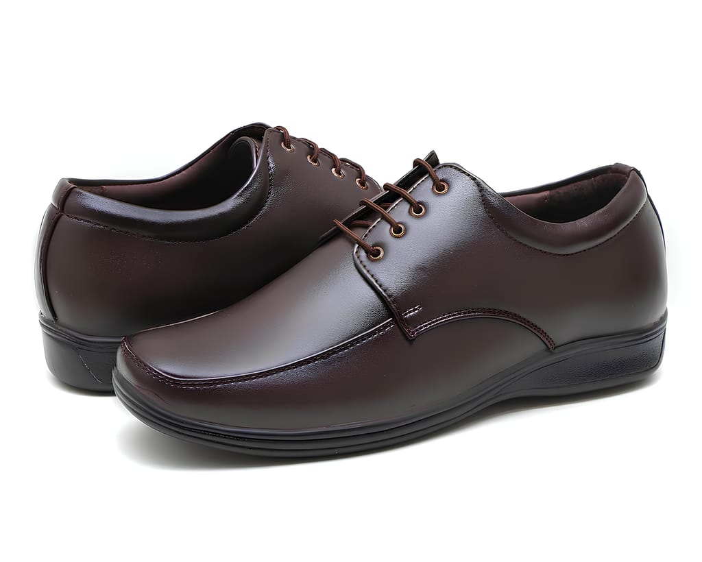 Latest Trendy Men Lace-ups Brown Formal Shoe | Elegant Office, Party & Daily Wear | Stylish & Long-Lasting | Business Designer Formal Shoes for Men & Boys