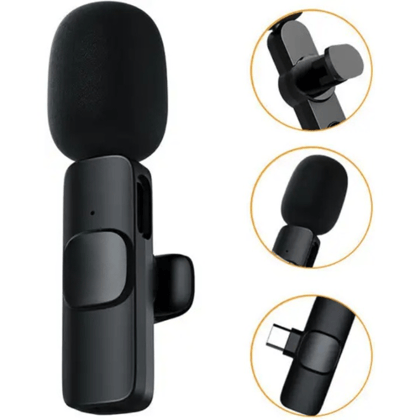 Wireless Lavalier Microphone with USB-C Receiver
