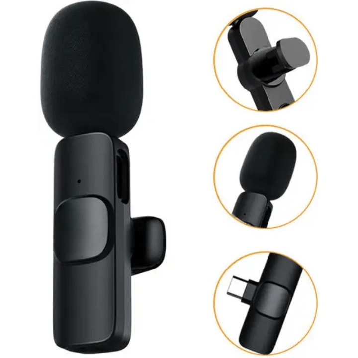 Wireless Lavalier Microphone with USB-C Receiver