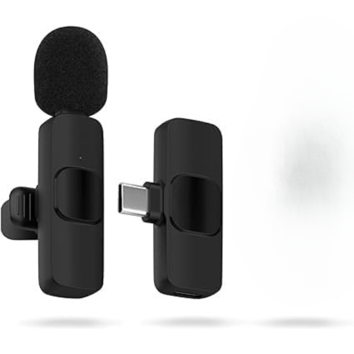 Wireless Lavalier Microphone with USB-C Receiver