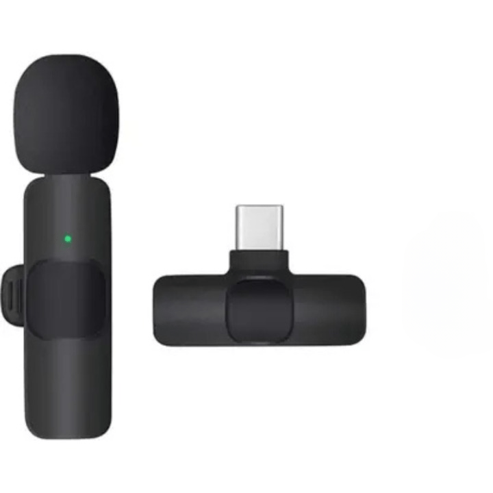 Wireless Lavalier Microphone with USB-C Receiver