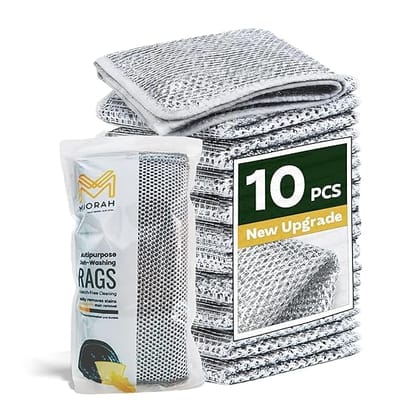 DIVSHANA Dish Washing Cloth | Non-Scratch Scrubber for Kitchen | Steel Wire Dish Cloth for Utensils & Vessels