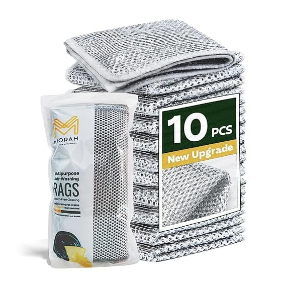 DIVSHANA Dish Washing Cloth | Non-Scratch Scrubber for Kitchen | Steel Wire Dish Cloth for Utensils & Vessels