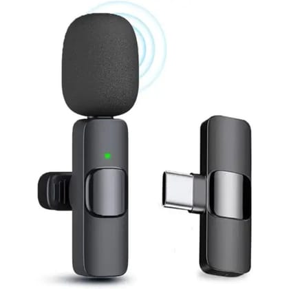 Wireless Type-C Lavalier Microphone System with Receiver