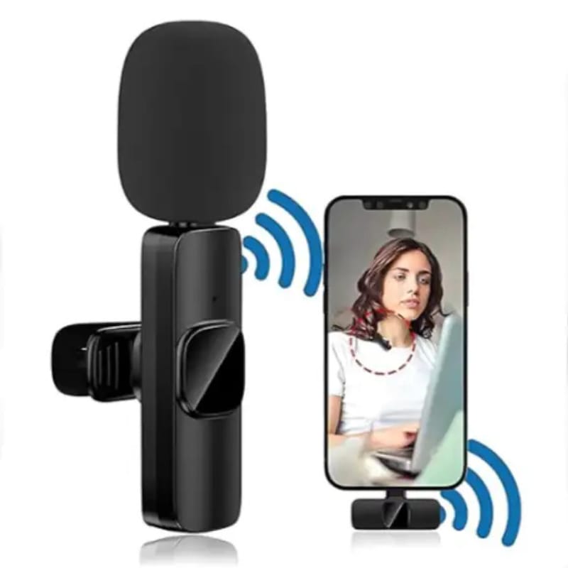 Wireless Lavalier Microphone for Smartphone Live Streaming Recording