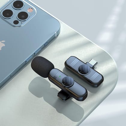 Wireless Lavalier Microphone System with USB-C Receiver