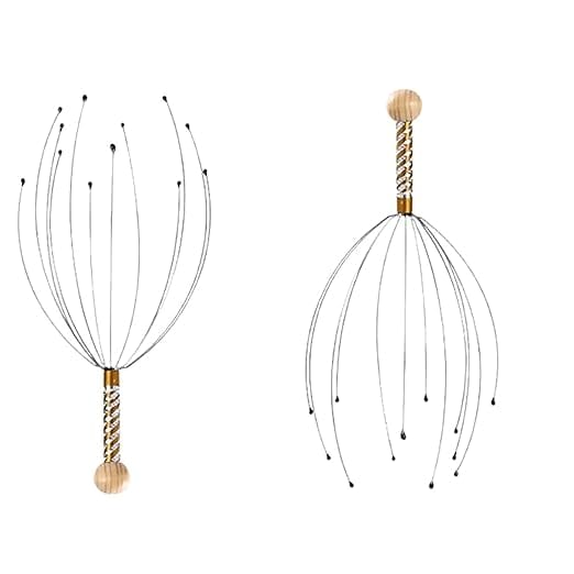 Trendiee Store Auto Head Massager | Handheld Scalp Massager for Pain Relief, Stress Relief, Hair Growth & Relaxation | Octopus Scalp Pointer- Pack of 2