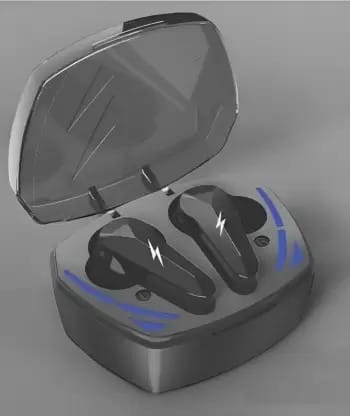 GM 10  Wireless In-Ear Earbuds with Charging Case & Gaming Aesthetic