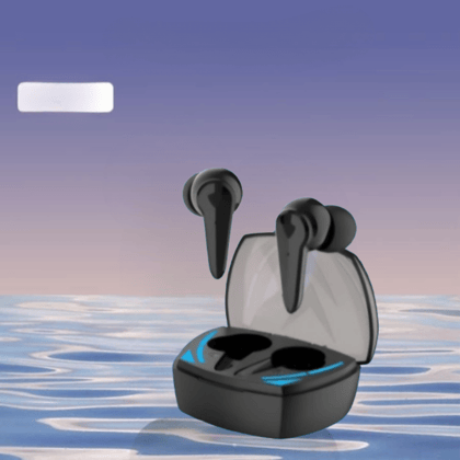 Wireless Earbuds with Charging Case - Black