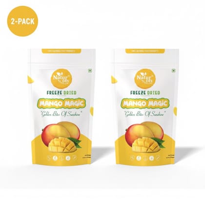 NaturDry Freeze Dried Mango Magic - Golden Bites Of Sunshine (2-Pack)