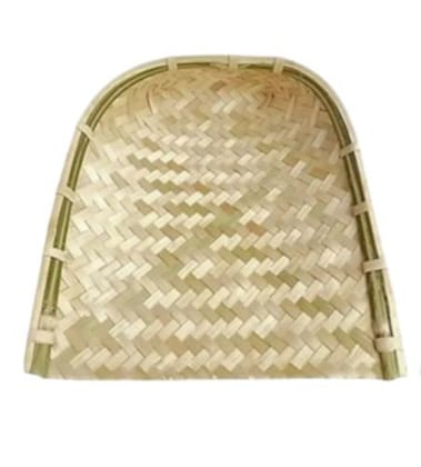 (Pack of 1) Big size Handmade Bamboo Soop With 100% Bamboo by Handicraft Expert For Kitchen Use & Rice Clean/ Chhath Pooja Soop