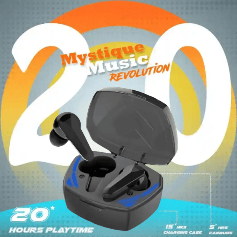 GM 10 Music Revolution Wireless Earbuds with 20-Hour Playtime