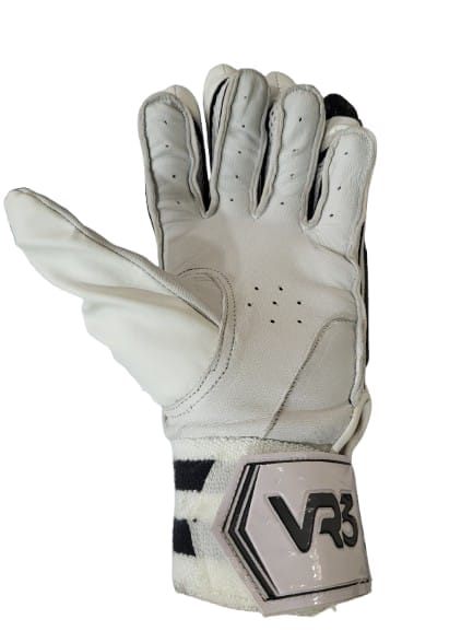 VR3 INTERNATIONAL | VR3 VK Edition Black Cricket Batting Gloves – Pro-Level Comfort & Protection