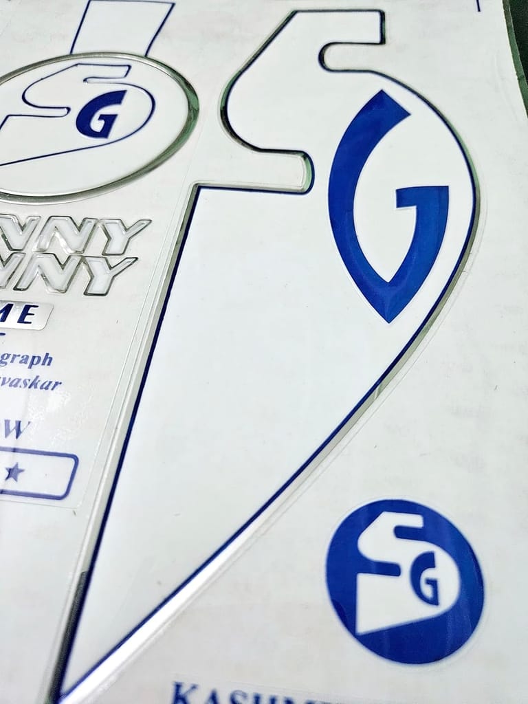 VR3 INTERNATIONAL | Cricket Bat Sticker 3D Embossed English Willow Fiber Tape Sports Accessories Protection, STC White