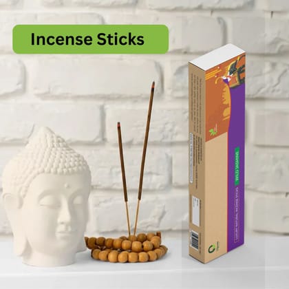 Prime Orgoveda Wild Jasmine Incense Sticks | 100% Natural Charcoal-Free Agarbatti | Long-Lasting Wild Jasmine Aroma for Prayer, Pooja & Meditation (Pack of 50 Sticks)