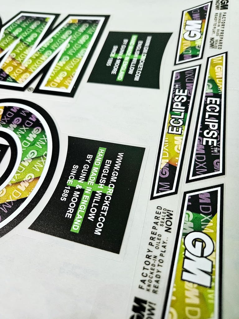 VR3 INTERNATIONAL | Cricket Bat Sticker 4D Digital Embossed English Willow Fiber Tape Sports Accessories Protection, Diamond White