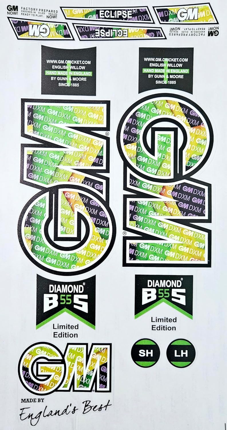 VR3 INTERNATIONAL | Cricket Bat Sticker 4D Digital Embossed English Willow Fiber Tape Sports Accessories Protection, Diamond White